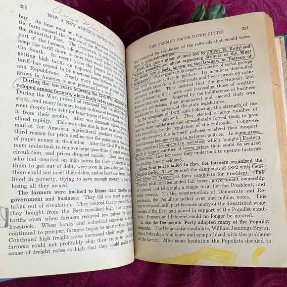 1942 Vintage Book: America’s Progress in Civilization by Freeland and Adams - Picture 9 of 12